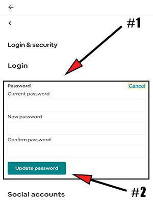 vacation rental password reset